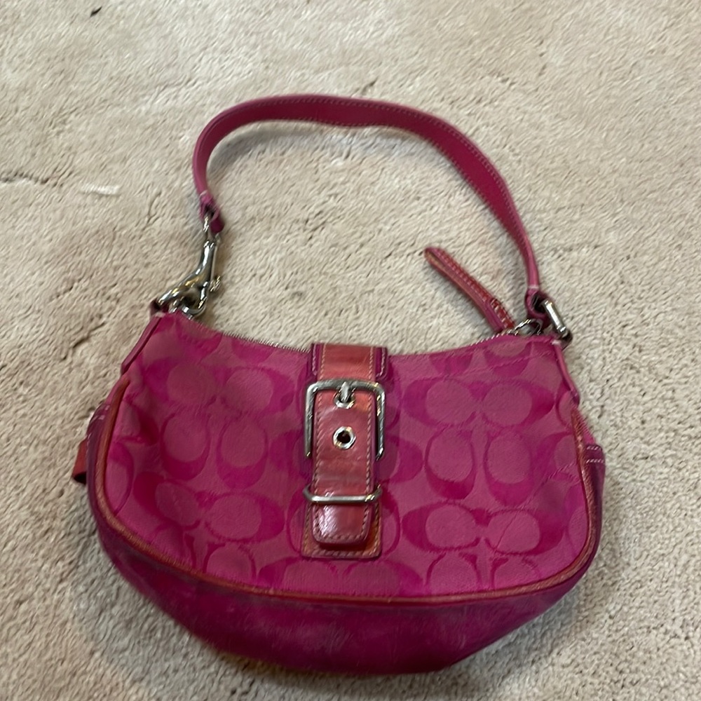 Coach Pink mini shoulder bag